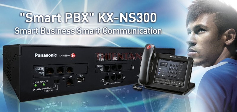 Tổng đài điện thoại Panasonic KX-NS300 - 6 đường vào 16 đường ra