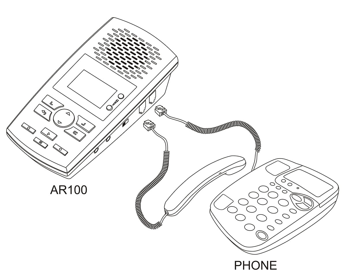 Máy ghi âm điện thoại Artech AR100 | Maitel