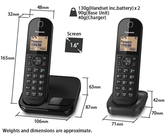 điện thoại không dây Panasonic KX-TGC410