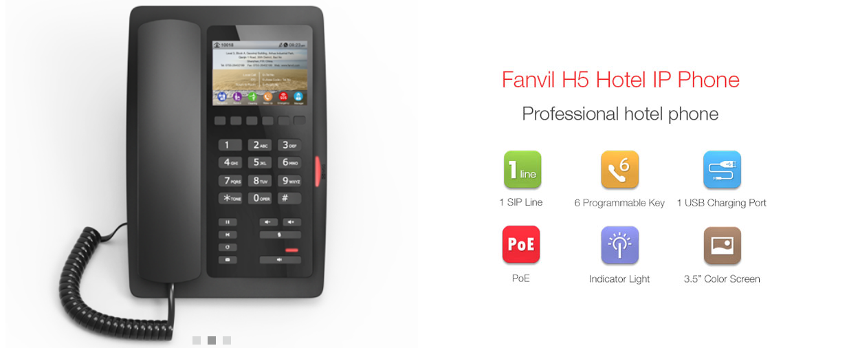  Điện thoại IP Fanvil H5 | Maitel