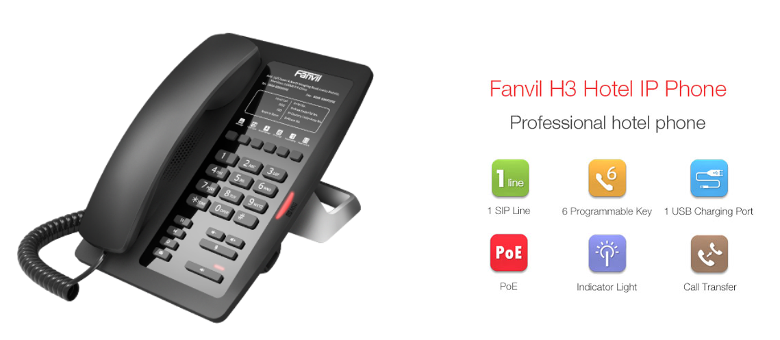 Điện thoại IP Fanvil H3 | Maitel