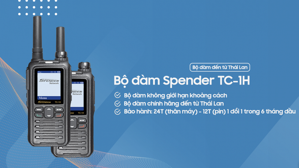 Bộ đàm cầm tay 3G Spender TC-1H - Maitel