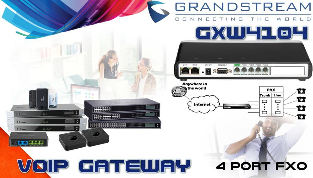 Bộ Chuyển Đổi Gateway Grandstream GXW4104 | Maitel