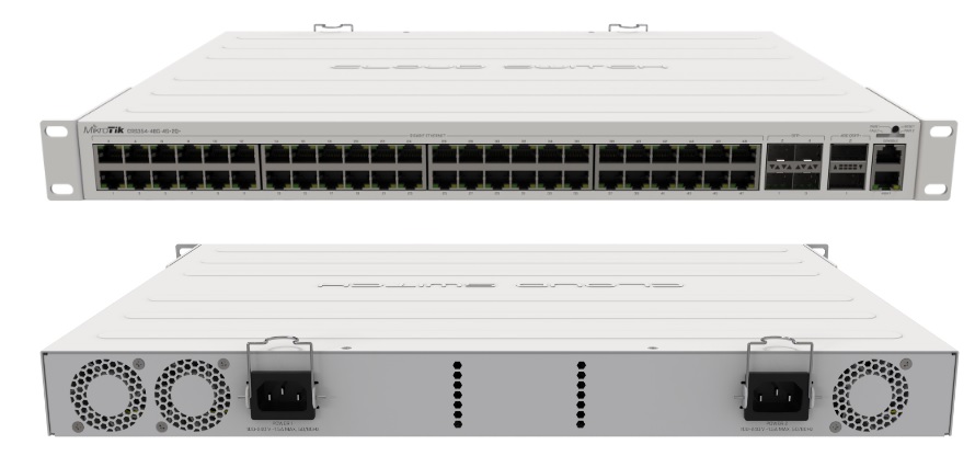 Bộ chuyển mạch Cloud Router Switch Mikrotik CRS354-48G-4S+2Q+RM