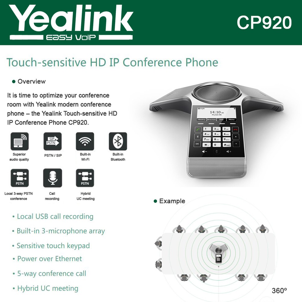 điện thoại hội nghị Yealink CP920