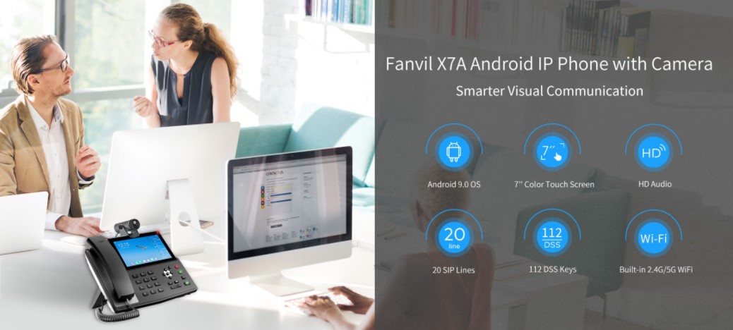Điện thoại IP wifi Fanvil X7A