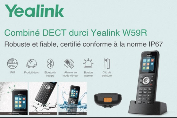 Điện thoại IP không dây Dect Yealink W59R | Maitel