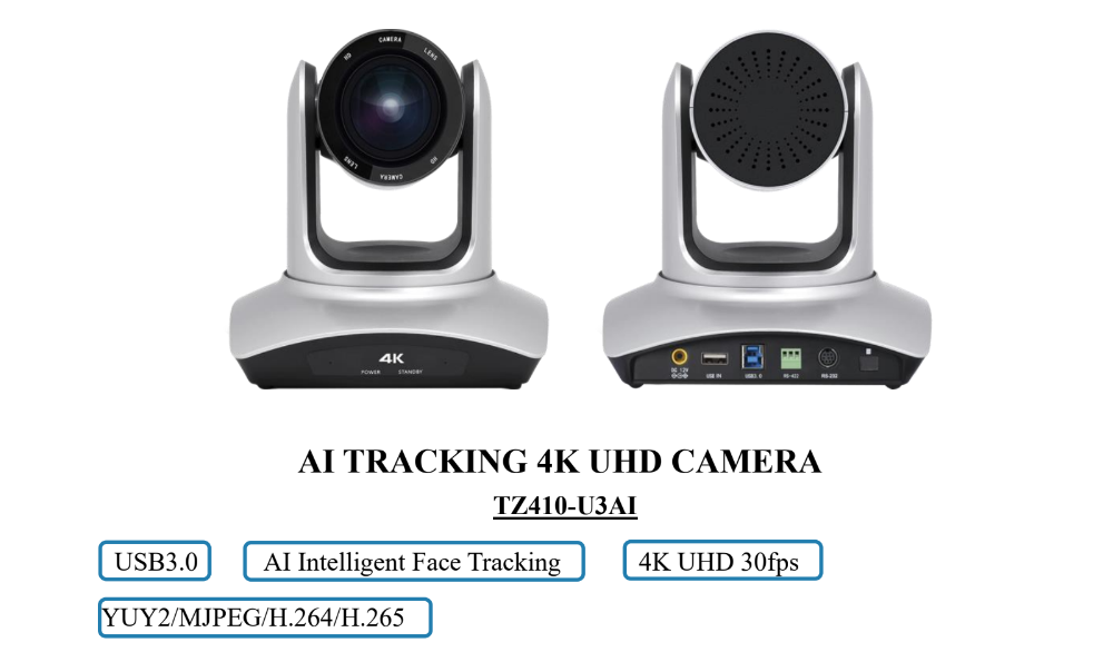 Camera hội nghị truyền hình 4K TEZAG TZ410-U3AI chính hãng giá luôn tốt nhất | Maitel