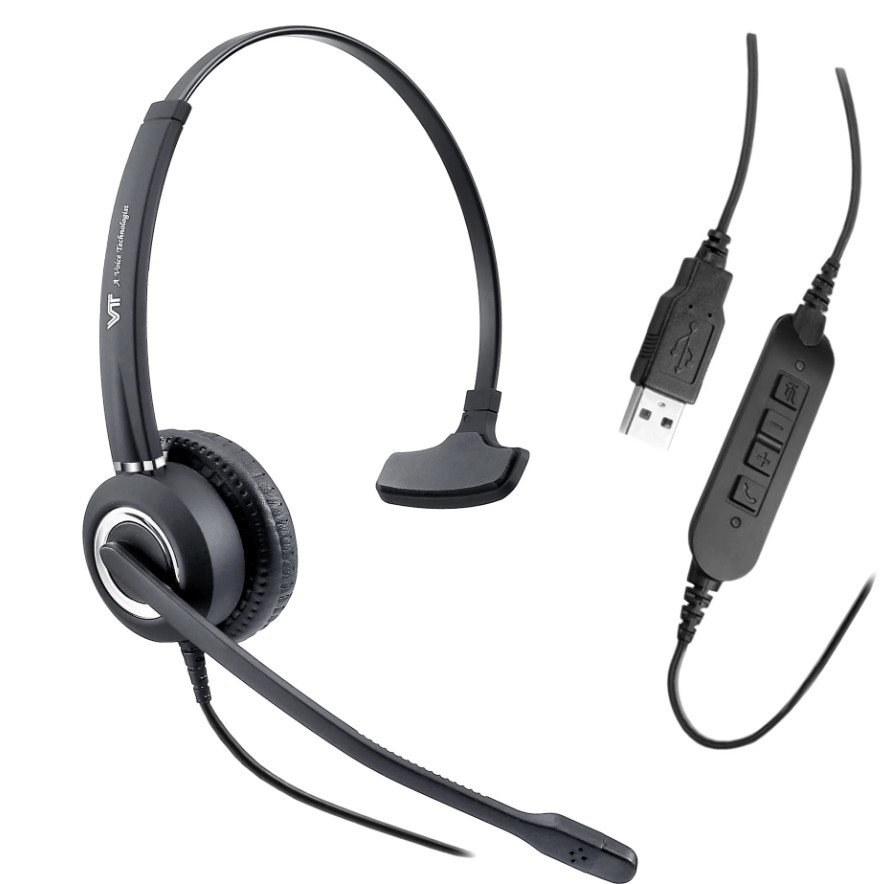 Tai Nghe VT6300 UNC LYNC USB 5 Tai Nghe VT6300 UNC LYNC USB Chính Hãng Giá Tốt Tại Maitel